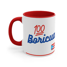 Load image into Gallery viewer, 100% Boricua - White 11oz (Coffee Mug)