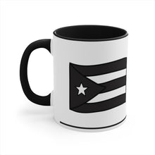 Load image into Gallery viewer, Puerto Rico Flag Doodle (Black) - White 11oz (Coffee Mug)