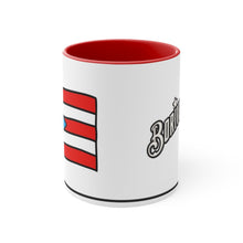 Load image into Gallery viewer, Puerto Rico Flag Doodle (Sky Blue) - White 11oz (Coffee Mug)