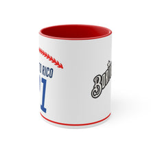 Load image into Gallery viewer, Baseball 21 Puerto Rico - White 11oz (Coffee Mug)