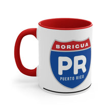 Load image into Gallery viewer, Boricua PR Road - White 11oz (Coffee Mug)