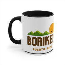 Load image into Gallery viewer, Borikén Puerto Rico (Montañas y Sol) - White 11oz (Coffee Mug)