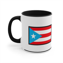 Load image into Gallery viewer, Puerto Rico Flag (Sky Blue) - White 11oz (Coffee Mug)